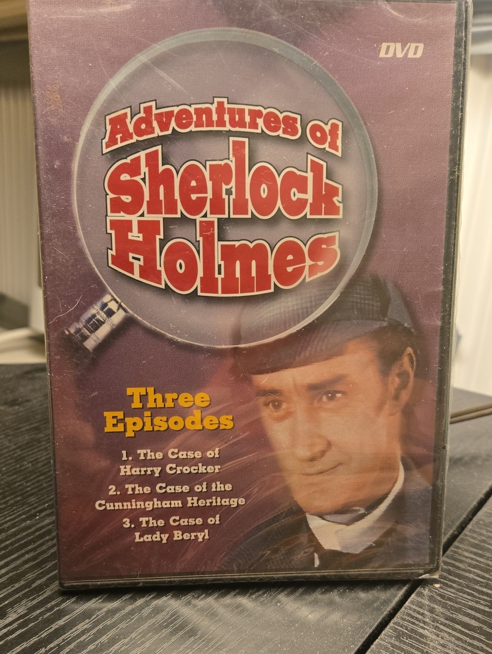 Adventures of Sherlock Holmes DVD - Purple Cover